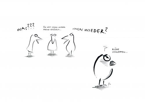 Cartoon: Fremdgehen (medium) by floc tagged beziehung,liebe,fremdgehen,peinlich,mann,frau