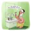 Cartoon: LACHHAFT Cartoon No. 346 (small) by LACHHAFT tagged cartoon comic lachhaft michael mantel witze rasur rasieren haut gesicht badezimmer reklamation fehlfunktion