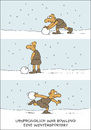 Cartoon: Bowling (small) by JanKunz tagged schnee,winter,steinzeit,kegeln