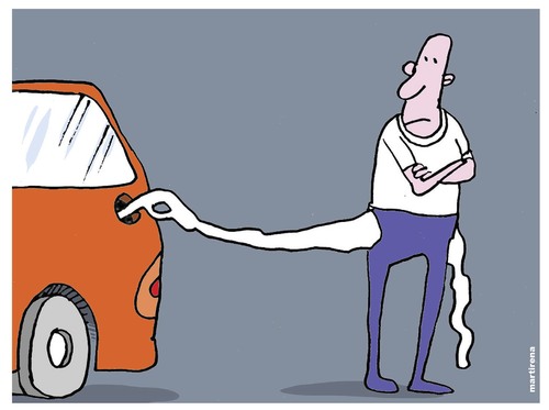 Cartoon: Petrol price (medium) by martirena tagged petrol,price