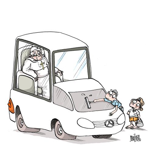 Cartoon: Pobreza (medium) by martirena tagged pobreza
