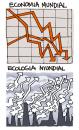Cartoon: Ecologia y Economia (small) by martirena tagged ecologia,economia