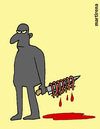Cartoon: Serial murderer. (small) by martirena tagged serial,murderer