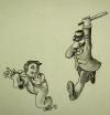 Cartoon: Run (small) by Pedro Pamplona tagged police,children,chicos,pixote