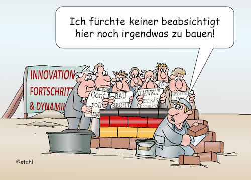 Cartoon: Baugewerbe 2025 (medium) by wista tagged baugewerbe,bauen,wohnungen,wohnraum,baukonjunktur,flaute,konjunktur,prognose,haus,häuser,wirtschaft,bauwirtschaft,teuer,preise,steigen,vorschriften,auflagen,recht,paragraphen,genehmigung,baugenehmigung,bürokratie,hemmung,baugewerbe,bauen,wohnungen,wohnraum,baukonjunktur,flaute,konjunktur,prognose,haus,häuser,wirtschaft,bauwirtschaft,teuer,preise,steigen,vorschriften,auflagen,recht,paragraphen,genehmigung,baugenehmigung,bürokratie,hemmung