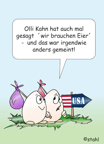 Eier für die USA Eier für die USA