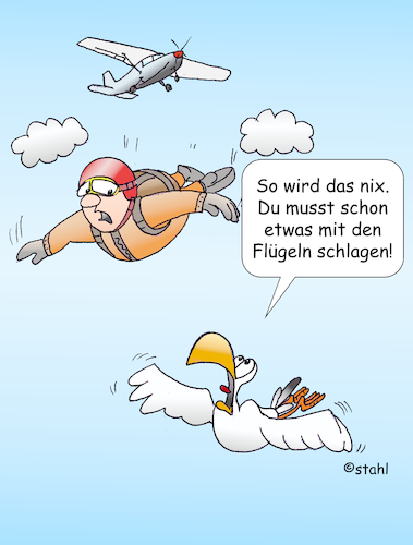 Cartoon: Fallschirmspringer (medium) by wista tagged fallschirm,fallschirmspringen,fallschirmspringer,flug,fliegen,vogel,vögel,flügel,flieger,flugzeug,sport,sportler,mensch,menschen,himmel,erde,fallschirm,fallschirmspringen,fallschirmspringer,flug,fliegen,vogel,vögel,flügel,flieger,flugzeug,sport,sportler,mensch,menschen,himmel,erde