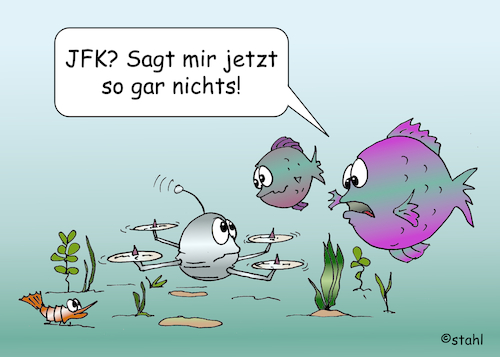 Cartoon: Verflogen (medium) by wista tagged drohne,drohnen,fliegen,verfliegen,verflogen,flughafen,jfk,john,kennedy,airport,orientierung,steuerung,kurs,landung,meer,fisch,fische,verlaufen,gps,daten,koordinaten,drohne,drohnen,fliegen,verfliegen,verflogen,flughafen,jfk,john,kennedy,airport,orientierung,steuerung,kurs,landung,meer,fisch,fische,verlaufen,gps,daten,koordinaten