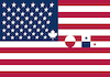 Die neue Flagge der USA