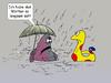 Cartoon: Ginger und Kalaschnikow 48 (small) by wista tagged wetter,frühling,2013,nass,regen,hochwasser,überschwemmung,dauerregen,sonne,keine,sommer,schlechtes,tief