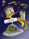 Cartoon: Lost in Space (small) by wista tagged wann,sind,wir,endlich,da,kinder,auto,raumschiff,space,all,weltall,universum,autofahrt,rakete,alien,marsmenschen,fliegende,untertasse,ausserirdische