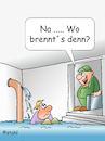 Cartoon: Rohrbruch (small) by wista tagged handwerk,handwerker,klempner,installateur,rohrbruch,wasser,wasserrohr,keller,reparatur,reparieren,experte,expertise,meister,meisterbetrieb,kunde,service,kundenservice,reparaturservice