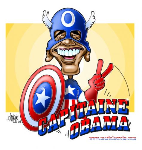 Cartoon: Obama (medium) by Mario Lacroix tagged obama,usa