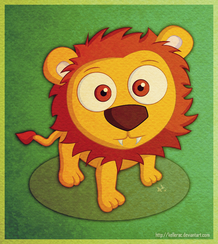 Cartoon: Random Lion (medium) by kellerac tagged kellerac,keller,maria,nature,animal,cartoon,leon,lion