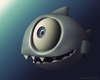 Cartoon: A cute Piranha (small) by kellerac tagged animal,piranha,sealife,cartoon,cute,3d,kellerac,maria,keller