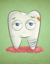 Cartoon: Sick Tooth (small) by kellerac tagged cartoon,sick,tooth,maria,keller,kellerac,health,dentist