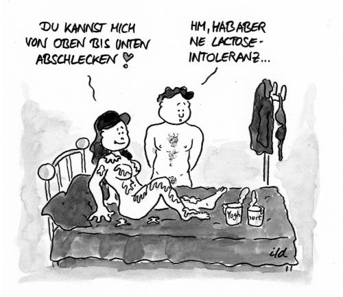 Cartoon: Lactose-Intoleranz (medium) by achecht tagged pech,lactose,intoleranz,unverträglichkeit,milch,allergie,joghurt,ablecken,petting,vorspiel,haut,nackt,abschlecken,lecker,sexspiel,spiel,bett,frau,mann,beziehung,erotik,erotisch,sex,paar,pärchen,partnerschaft,beziehung,affäre,date,dating,treffen,sexspiele,spiele,erotik,lust,leidenschaft,unverträglichkeit,intoleranz,lactose,milchprodukt,milch,yoghurt,essen,ernährung,gesundheit,allergie,reaktion,ablecken,petting,vorspiel,sexspiel,spiel,lecker,mann,frau,bett,erotisch