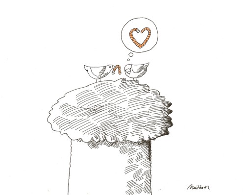Cartoon: love (medium) by maitham radee tagged heart