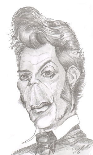 Cartoon: Dirk Bogarde (medium) by cabap tagged caricature