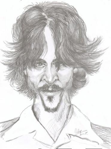 Cartoon: Johnny Depp (medium) by cabap tagged caricature