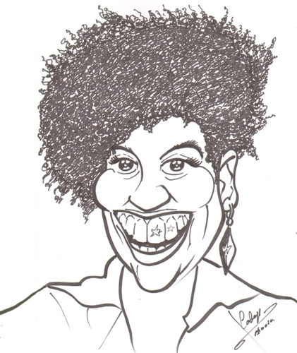 Cartoon: Tempestt Bledsoe (medium) by cabap tagged caricature