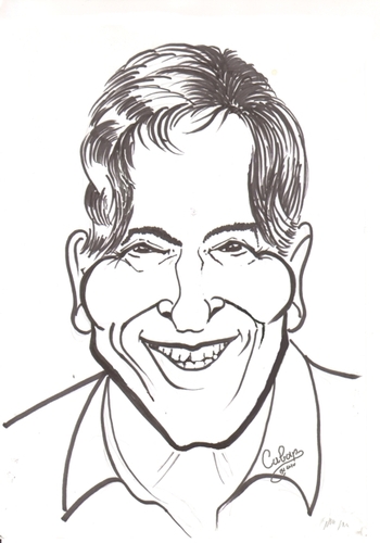 Cartoon: Tony Bennett (medium) by cabap tagged caricature