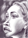 Cartoon: Dorothy Lamour (small) by cabap tagged caricature