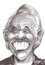 Cartoon: Johnny Carson (small) by cabap tagged caricature