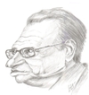 Cartoon: Larry King (small) by cabap tagged caricature