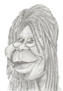 Cartoon: Whoopi Goldberg (small) by cabap tagged caricature