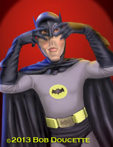 Cartoon: BATMAN (medium) by tobo tagged batman,caricature