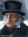 Cartoon: George C Scott as Scrooge (small) by tobo tagged george,scott