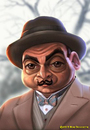 Cartoon: Hercule Poirot (small) by tobo tagged hercule,poirot