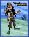 Cartoon: Captain Jack Sparrow (small) by Hellder Gonzales tagged captain,jack,sparrow,pirates,caribean,cartoon,style