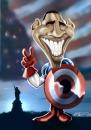 Cartoon: Captain Obama (small) by Hellder Gonzales tagged barack obama cartoon captain