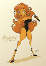Cartoon: Vector caricature cartoon style (small) by Hellder Gonzales tagged beyonce,vector,cartoon,new,school,caricature,music,diva