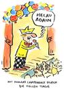 Cartoon: helau (small) by ari tagged helau,karneval,fasching,feier,carpendale,schlager,fest,sänger,party