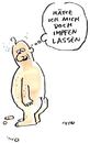 Cartoon: impfen (small) by ari tagged erkältung erreger arzt antibiotika impfen h1n1 schweinegrippe mann ei impfstoff rueckruf vorsorge spritze gesundheit grippe