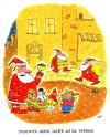Cartoon: Studenten (small) by ari tagged weihnachtsmann nikolaus student weihnachten xmas winter schnee plikat job nebenjob arbeit