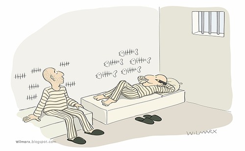 Cartoon: Time (medium) by Wilmarx tagged graphite,prison