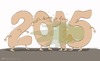 Cartoon: 2015 has arrived! (small) by Wilmarx tagged date,new,year