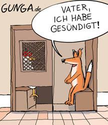 Cartoon: Beichte (medium) by Gunga tagged beichte