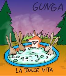 Cartoon: Dolce Vita (medium) by Gunga tagged dolce,vita