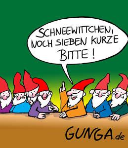 Cartoon: sieben Kurze (medium) by Gunga tagged sieben,kurze