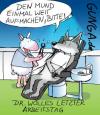 Cartoon: Dr. Wolle (small) by Gunga tagged schaf
