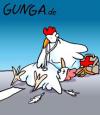 Cartoon: Huhn (small) by Gunga tagged huhn
