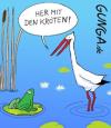 Cartoon: Kröten (small) by Gunga tagged kröten