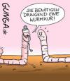 Cartoon: Wurmkur (small) by Gunga tagged wurmkur