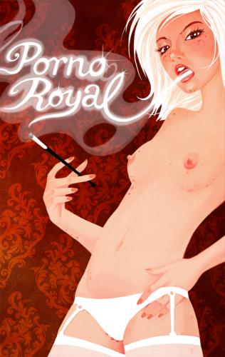 Cartoon: Porno Royal (medium) by Pikomi tagged erotik,frau,girl,sexy,