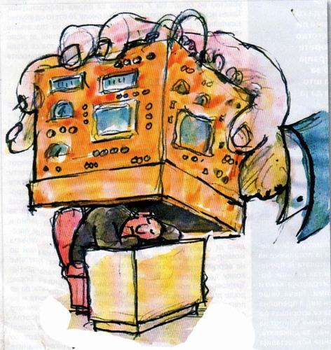 Cartoon: administracin (medium) by Miro tagged administracion
